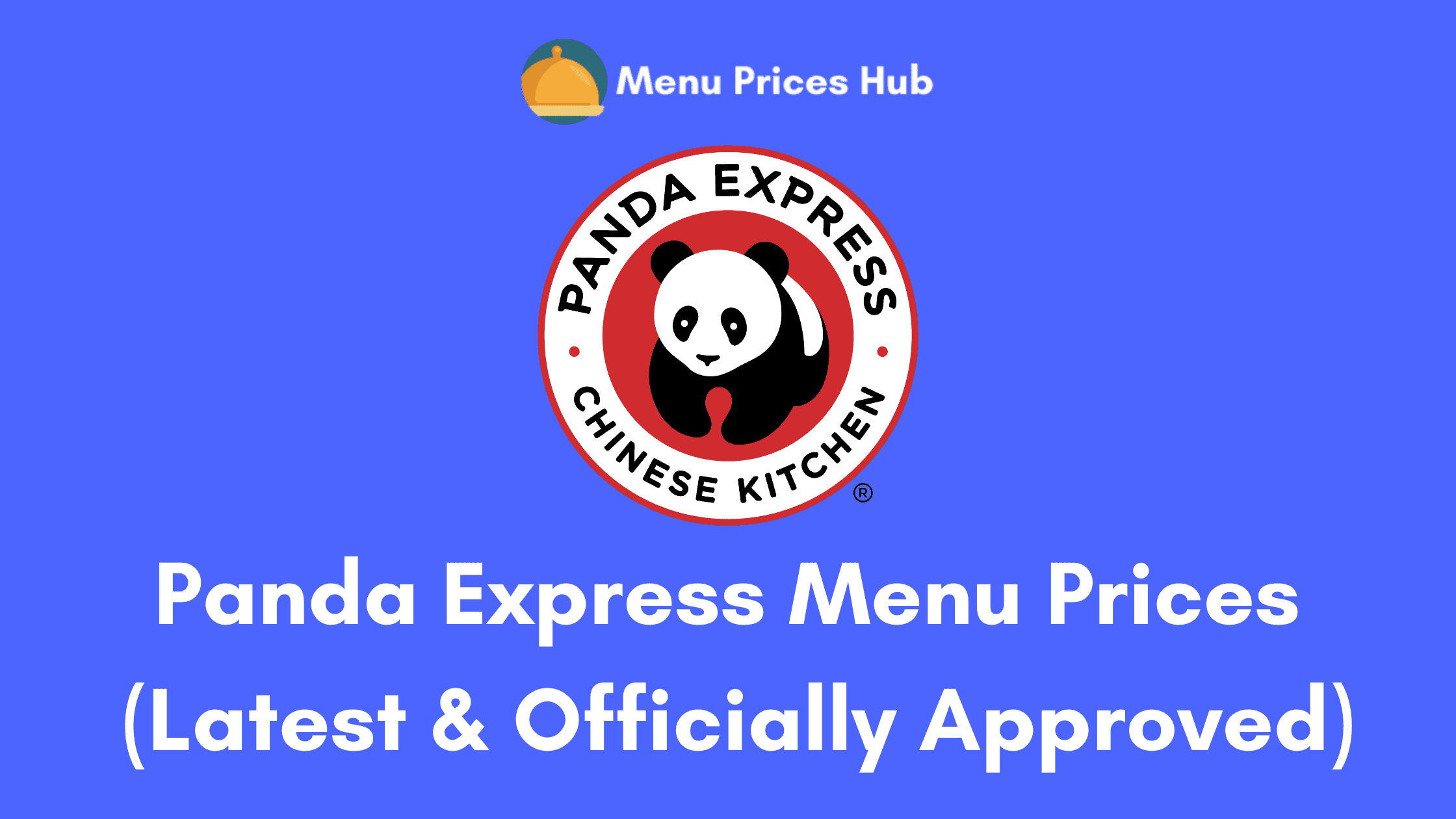 Panda Express Menu Prices