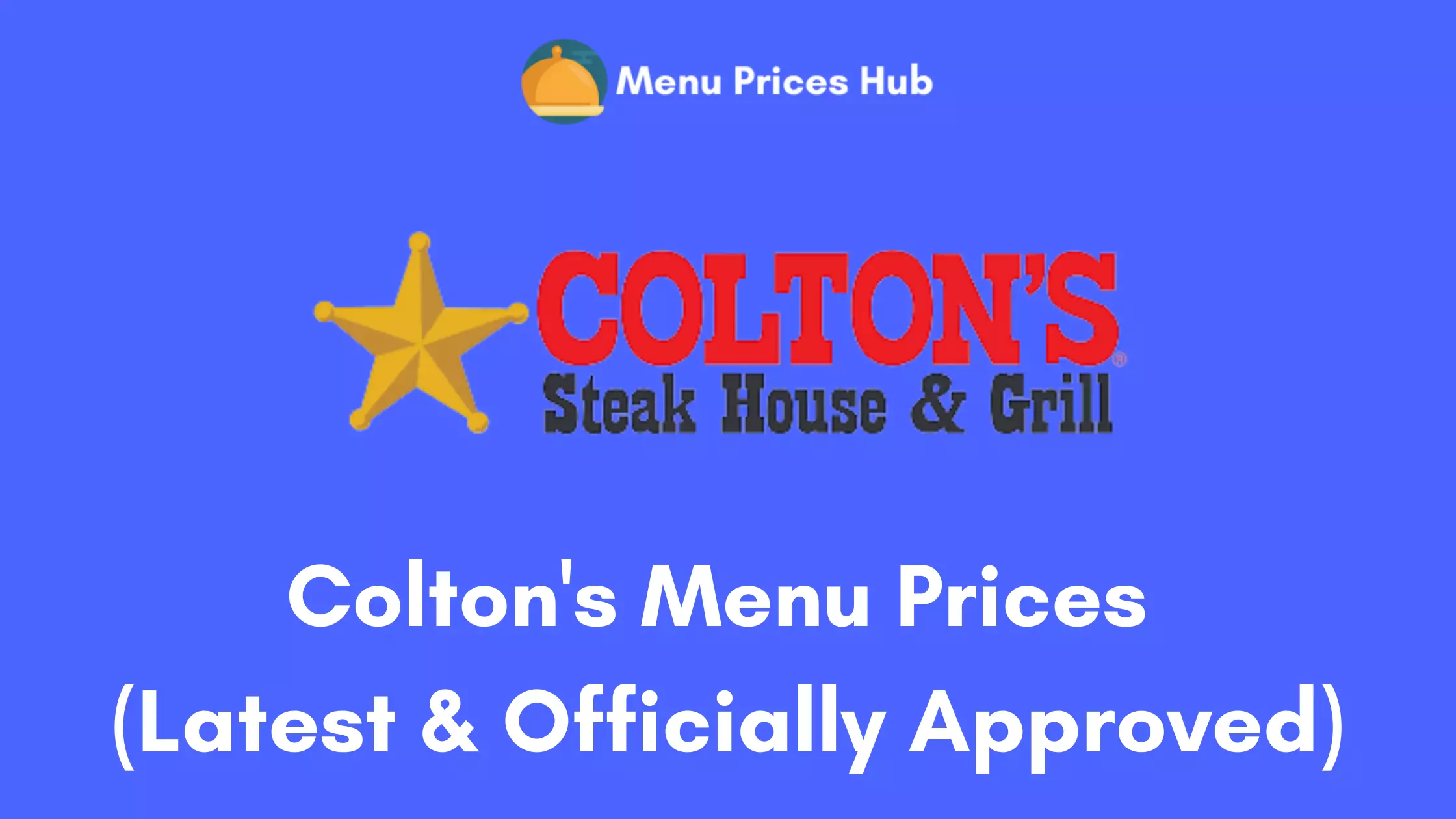 Colton’s Menu Prices