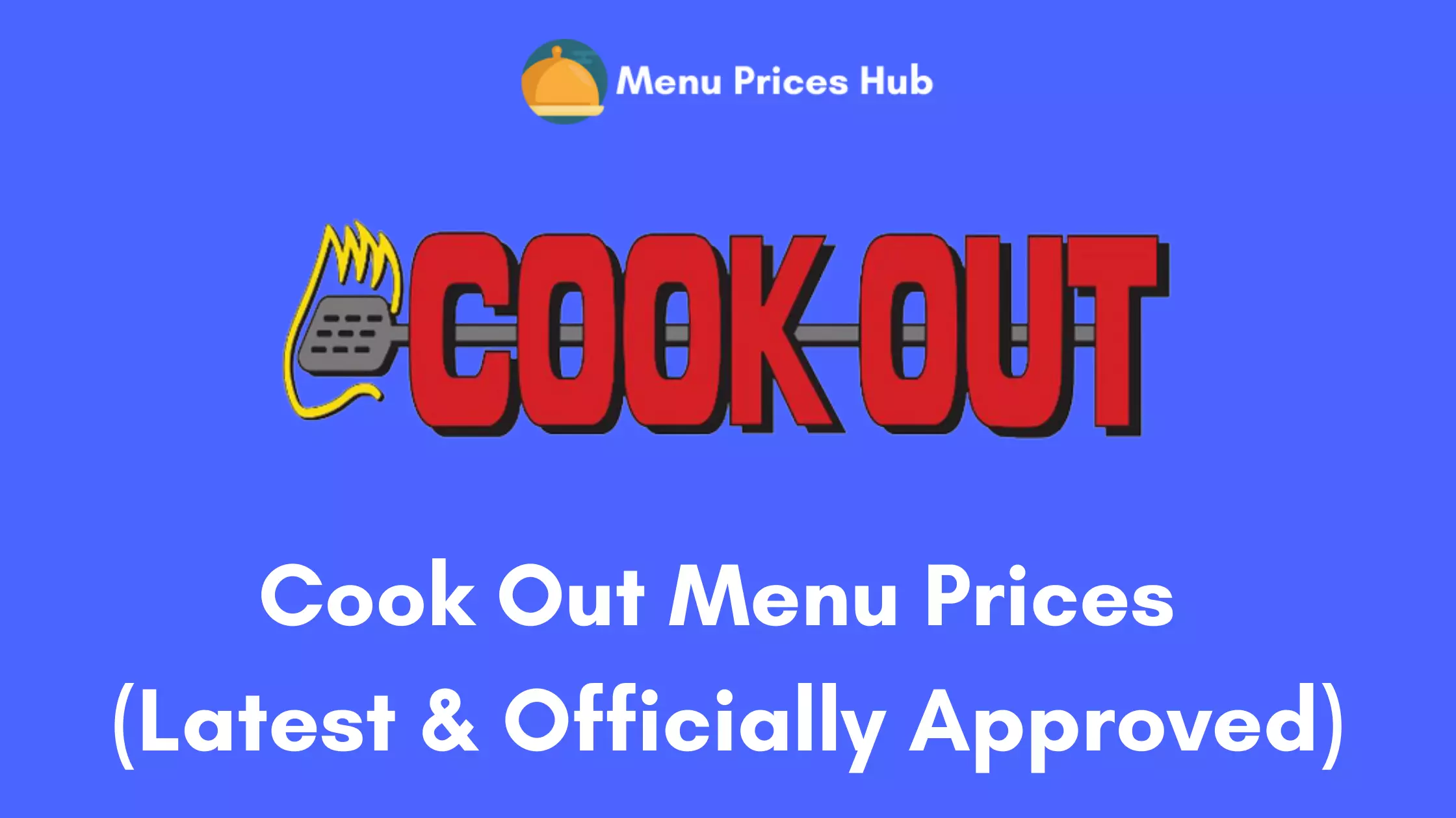 Cook Out Menu Prices