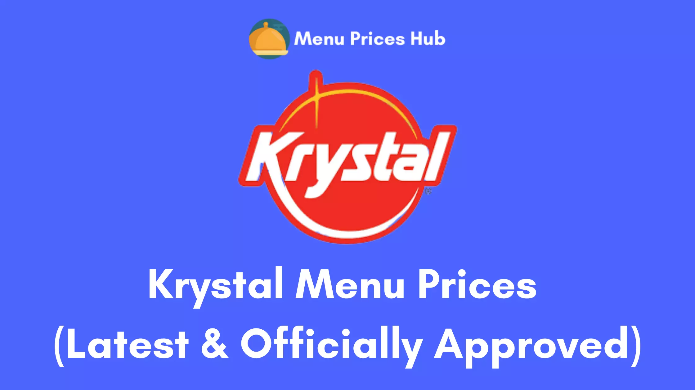 Krystal Menu Prices