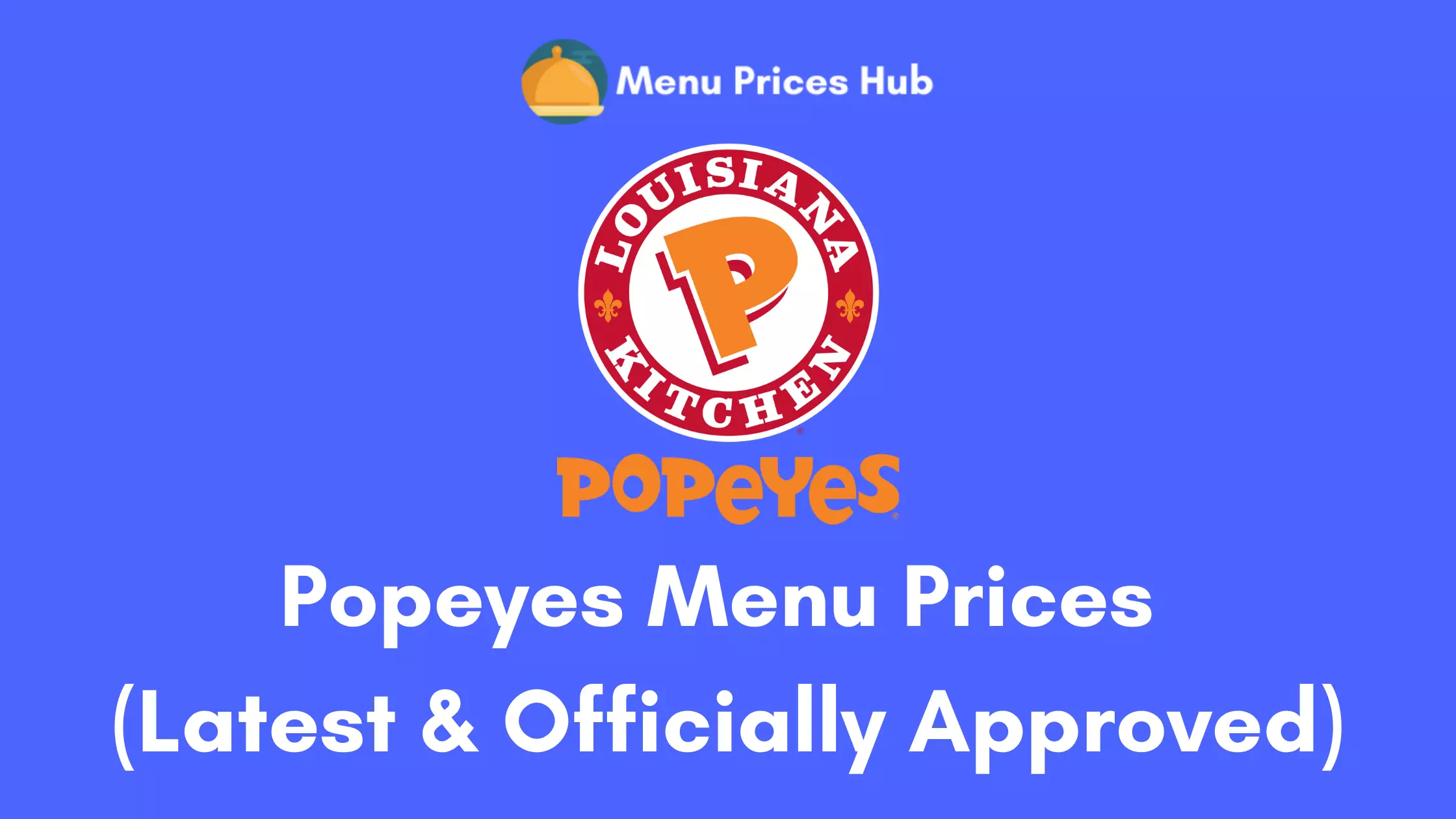 Popeyes Menu Prices