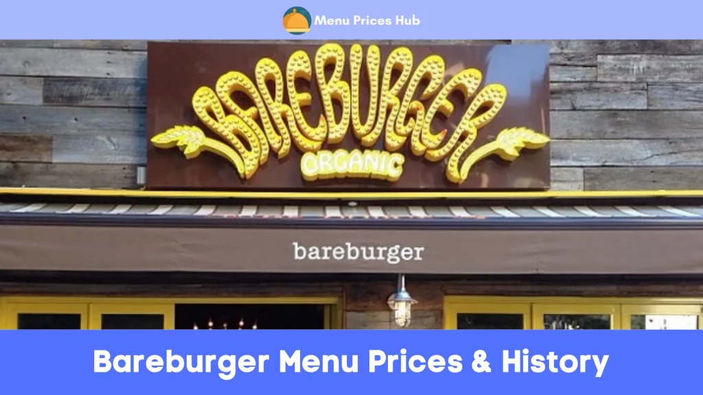 Bareburger Menu Prices History