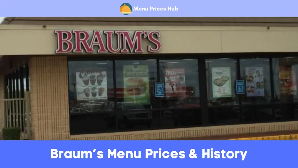Braum’s Menu Prices History