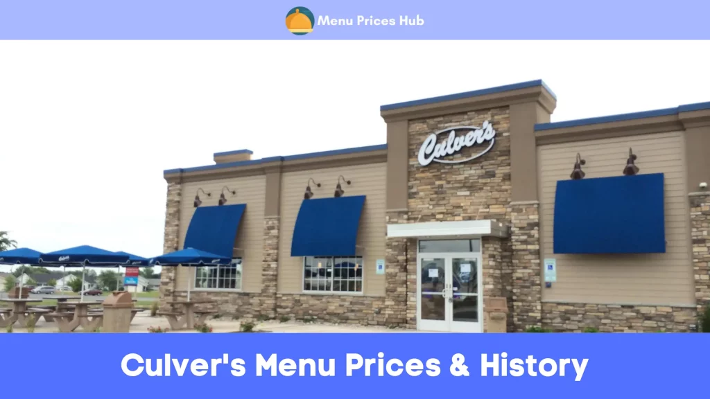 Culver's Menu Prices History