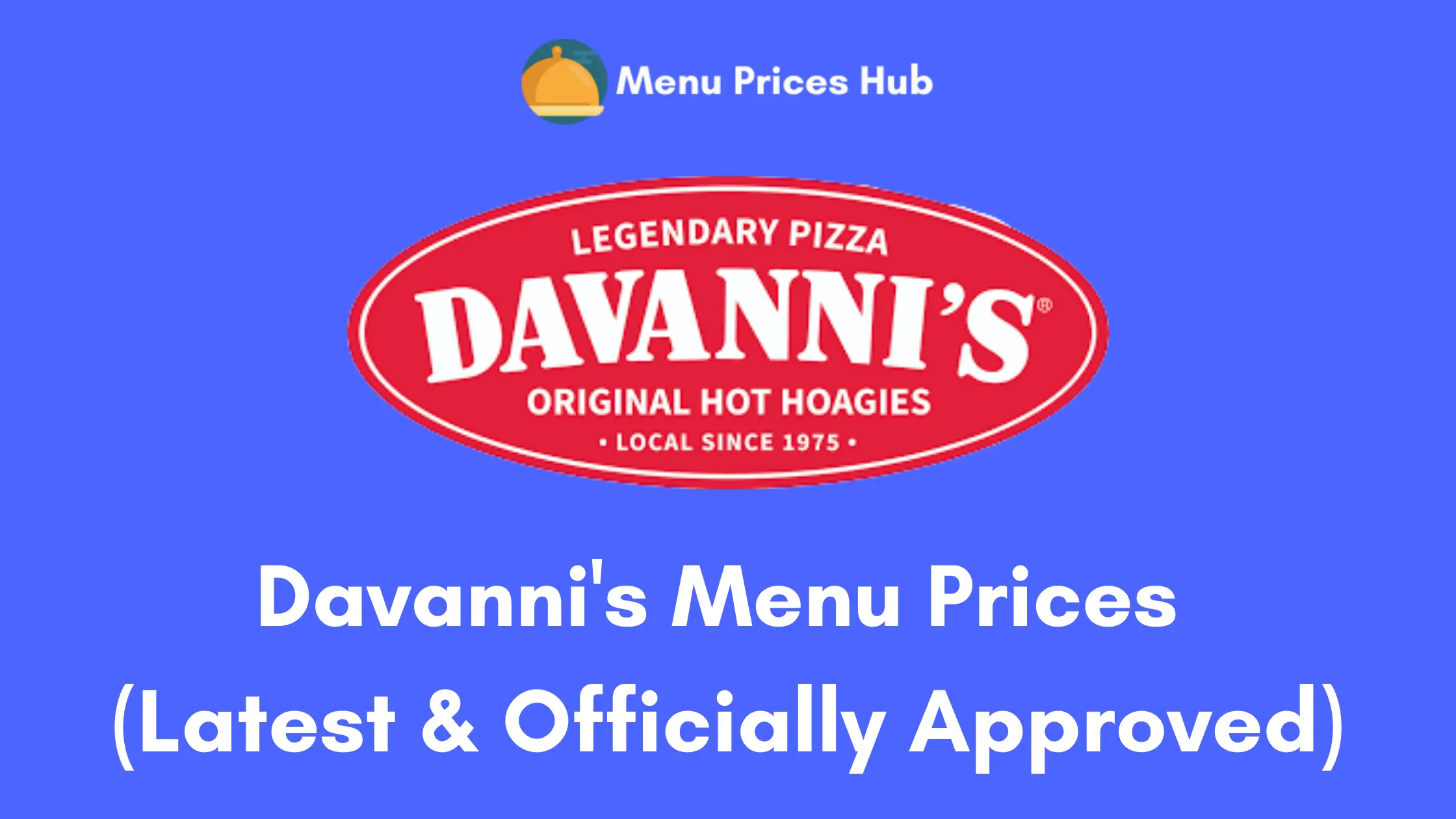 Davanni’s Menu Prices