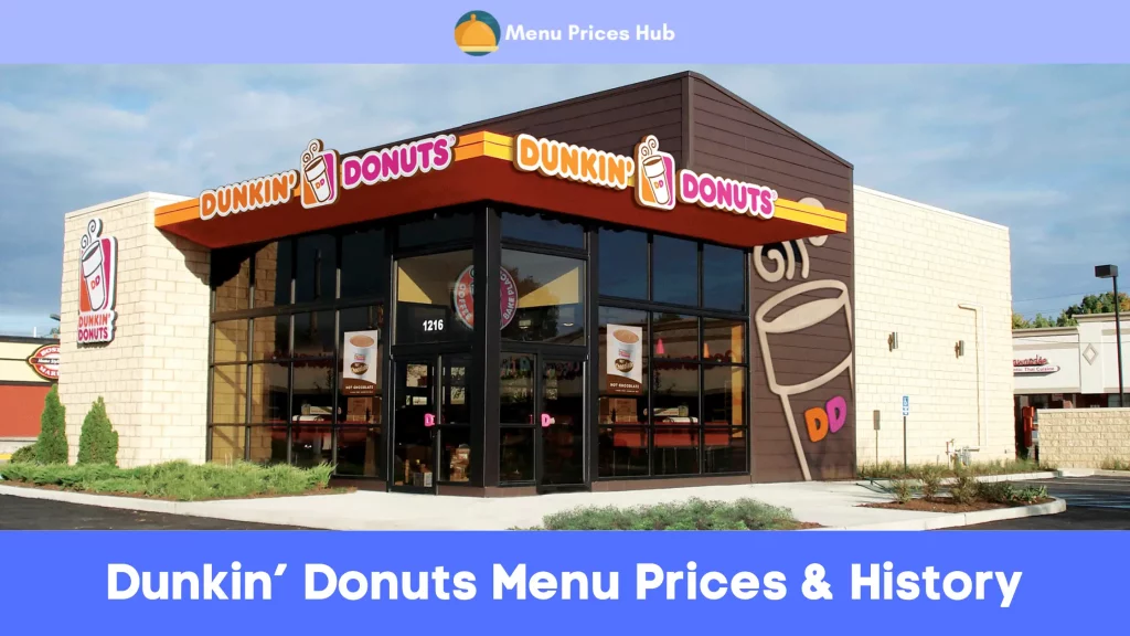 Dunkin’ Donuts Menu Prices History