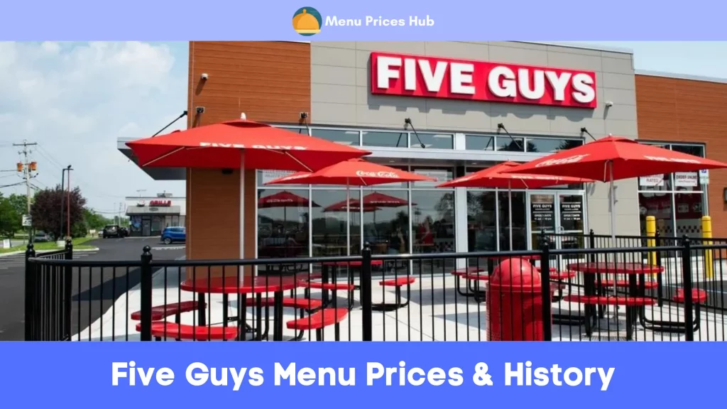 Five Guys Menu Prices History
