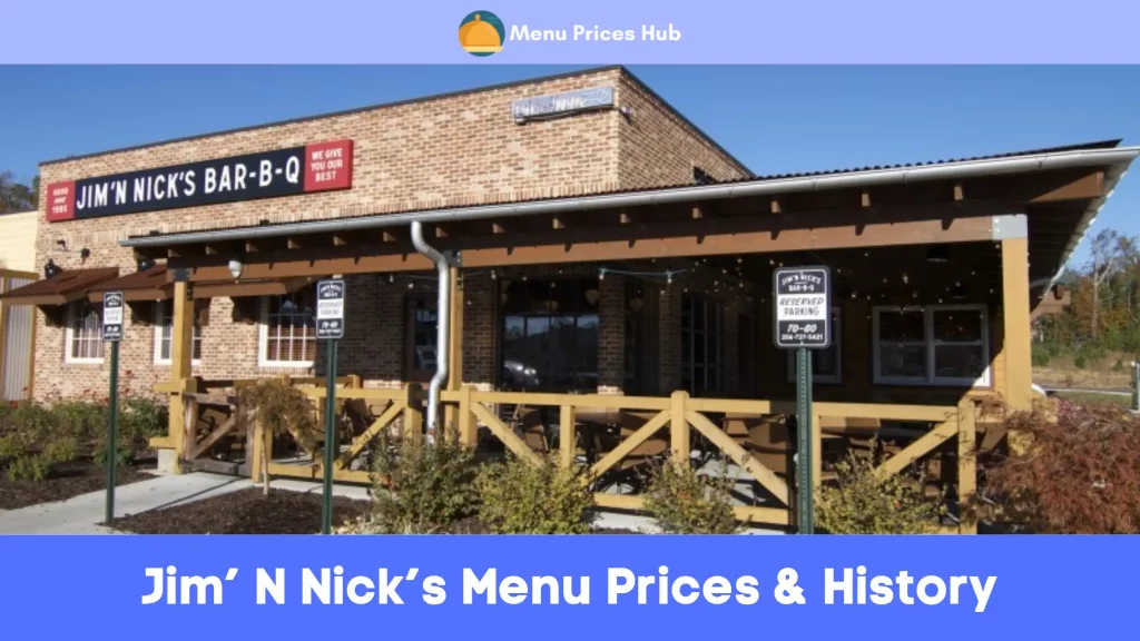 Jim’ N Nick’s Menu Prices History
