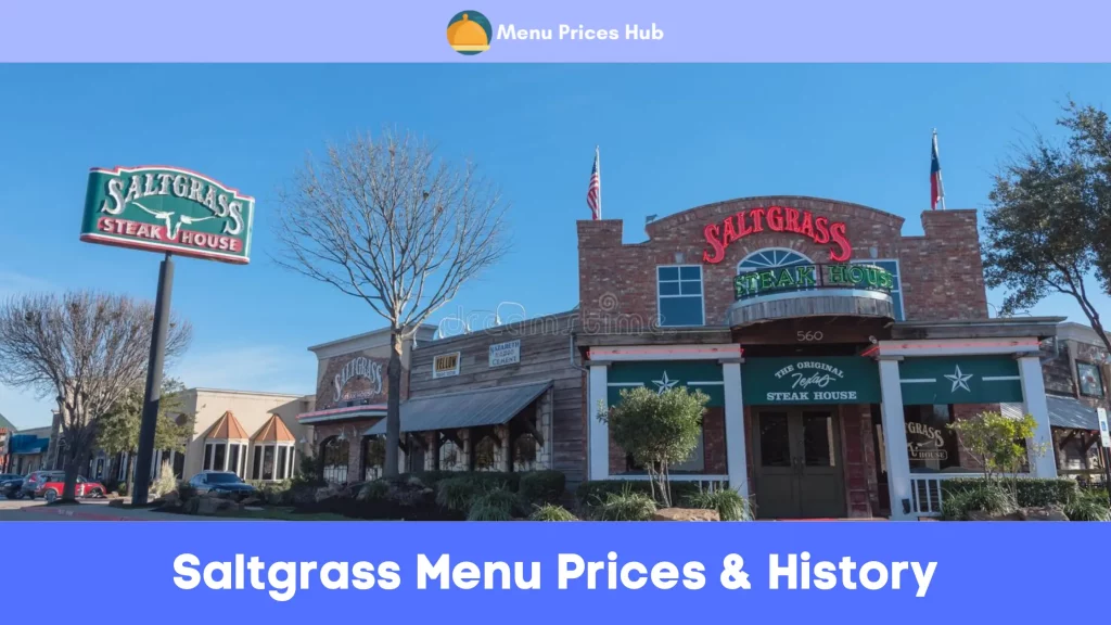 Saltgrass Menu Prices History