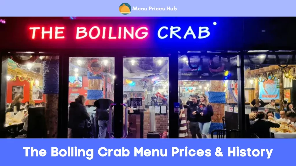 The Boiling Crab Menu Prices History