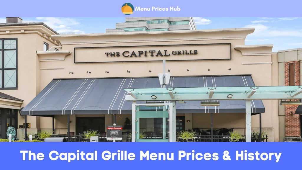 The Capital Grille Menu Prices History
