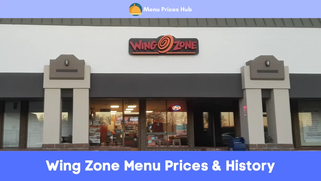 Wing Zone Menu Prices History
