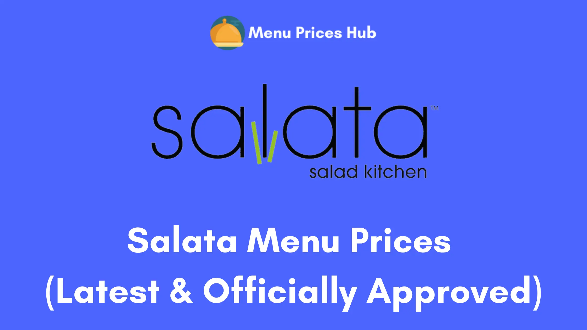 Salata Menu Prices
