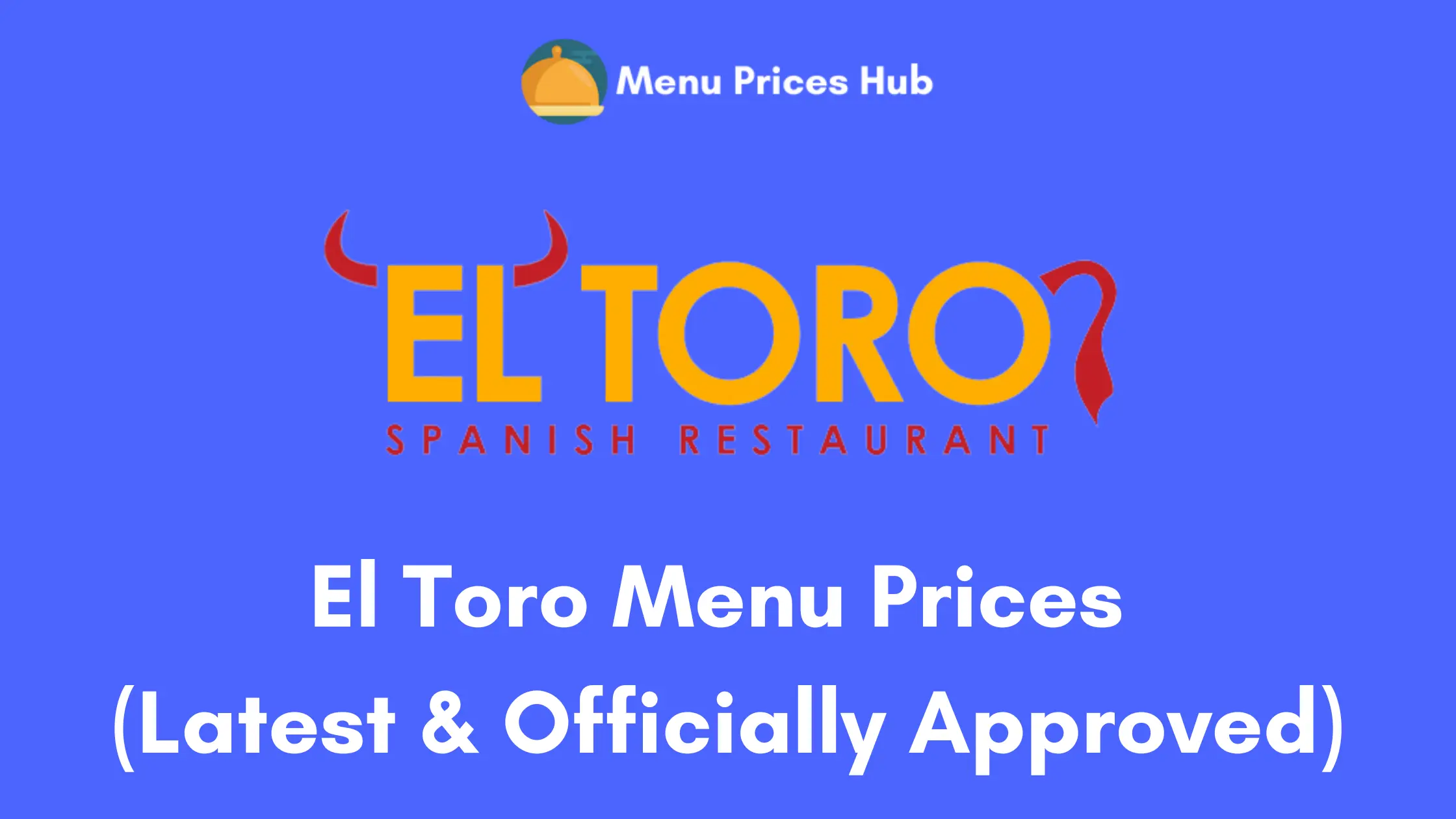 El Toro Menu Prices