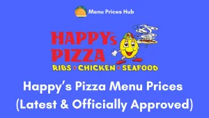 Happy’s Pizza Menu Prices