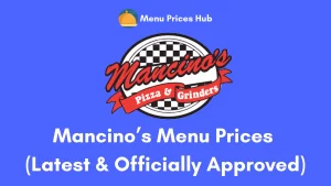 Mancino’s Menu Prices