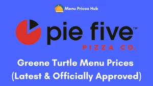 Pie Five Menu Prices