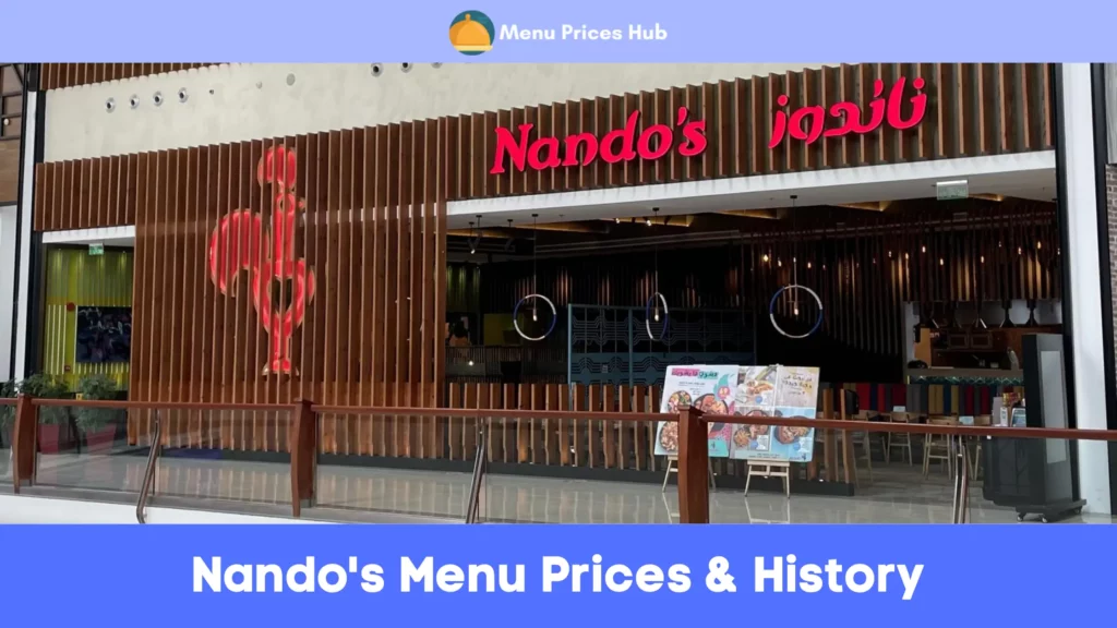 nandos menu prices history