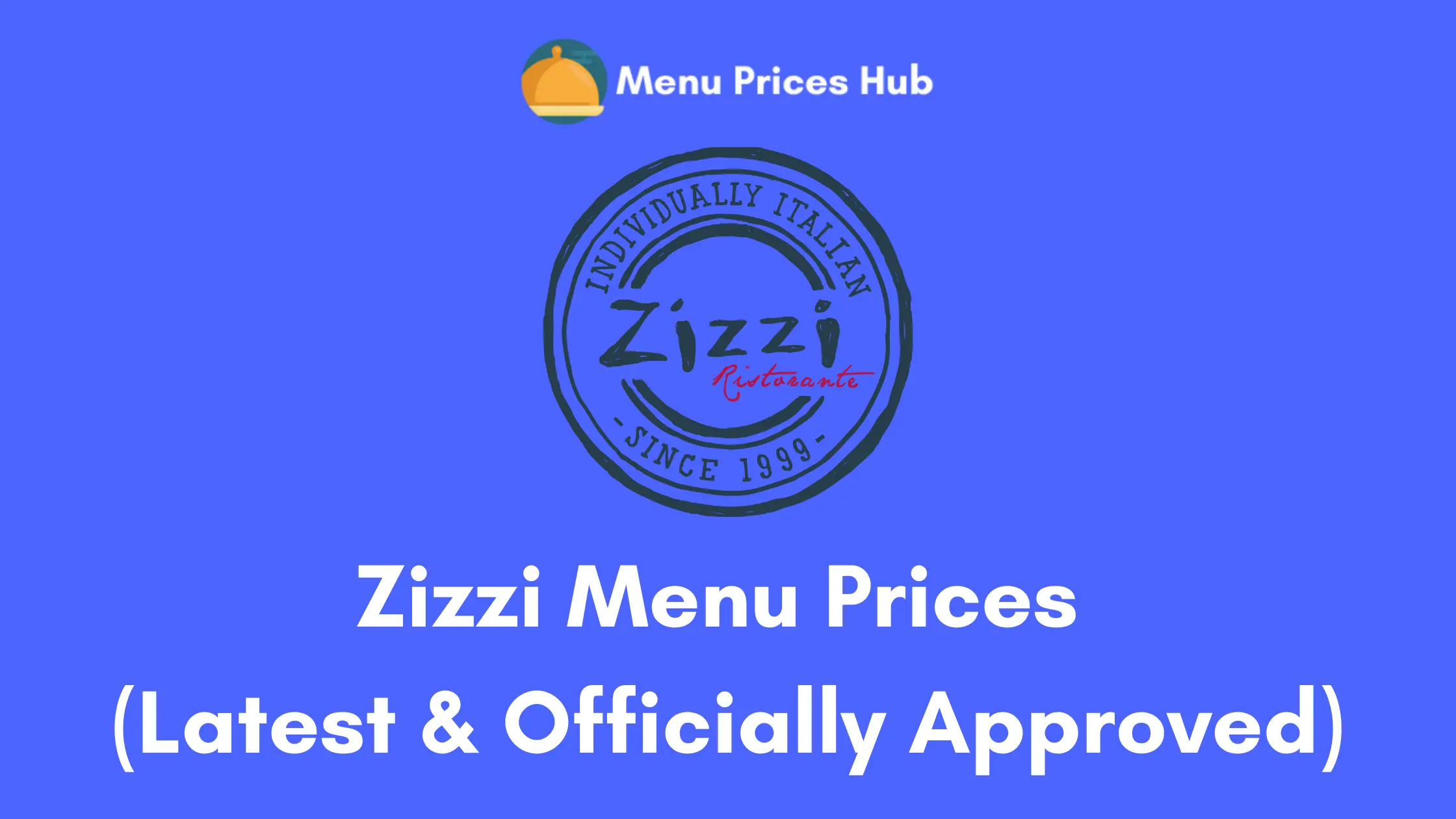 Zizzi Menu Prices