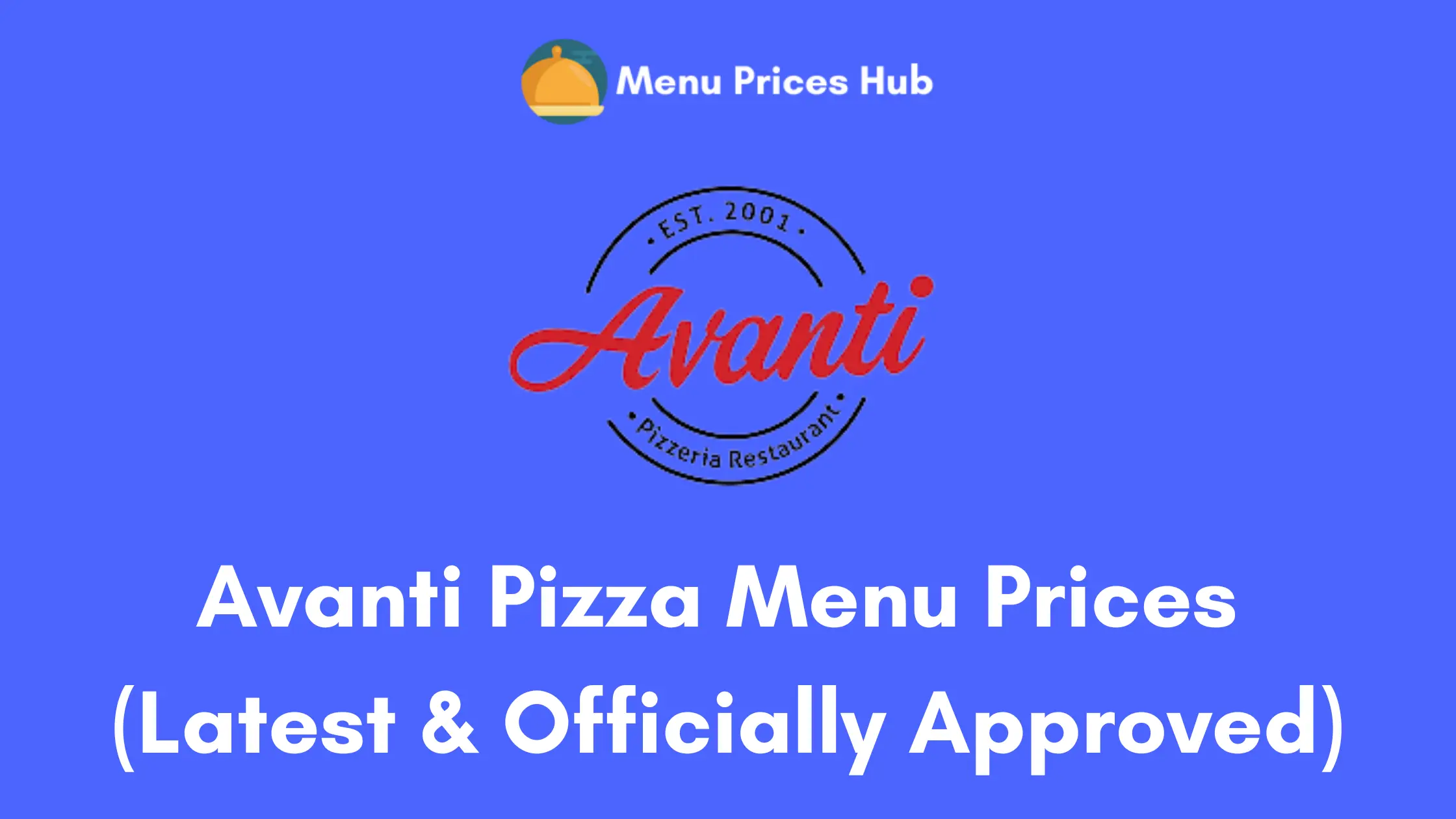 avanti pizza menu prices