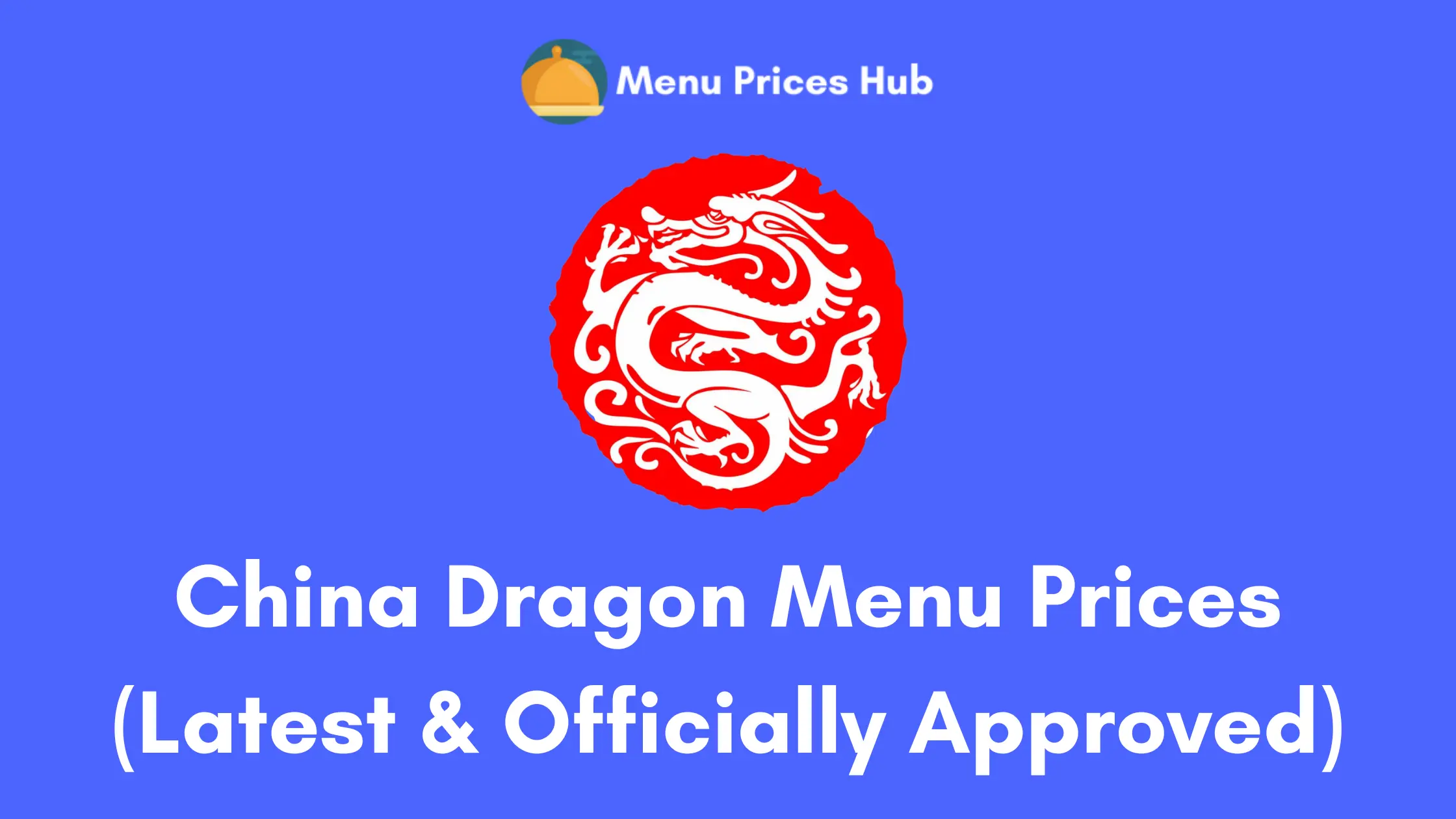china dragon menu prices