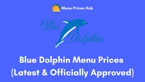 blue dolphin menu prices