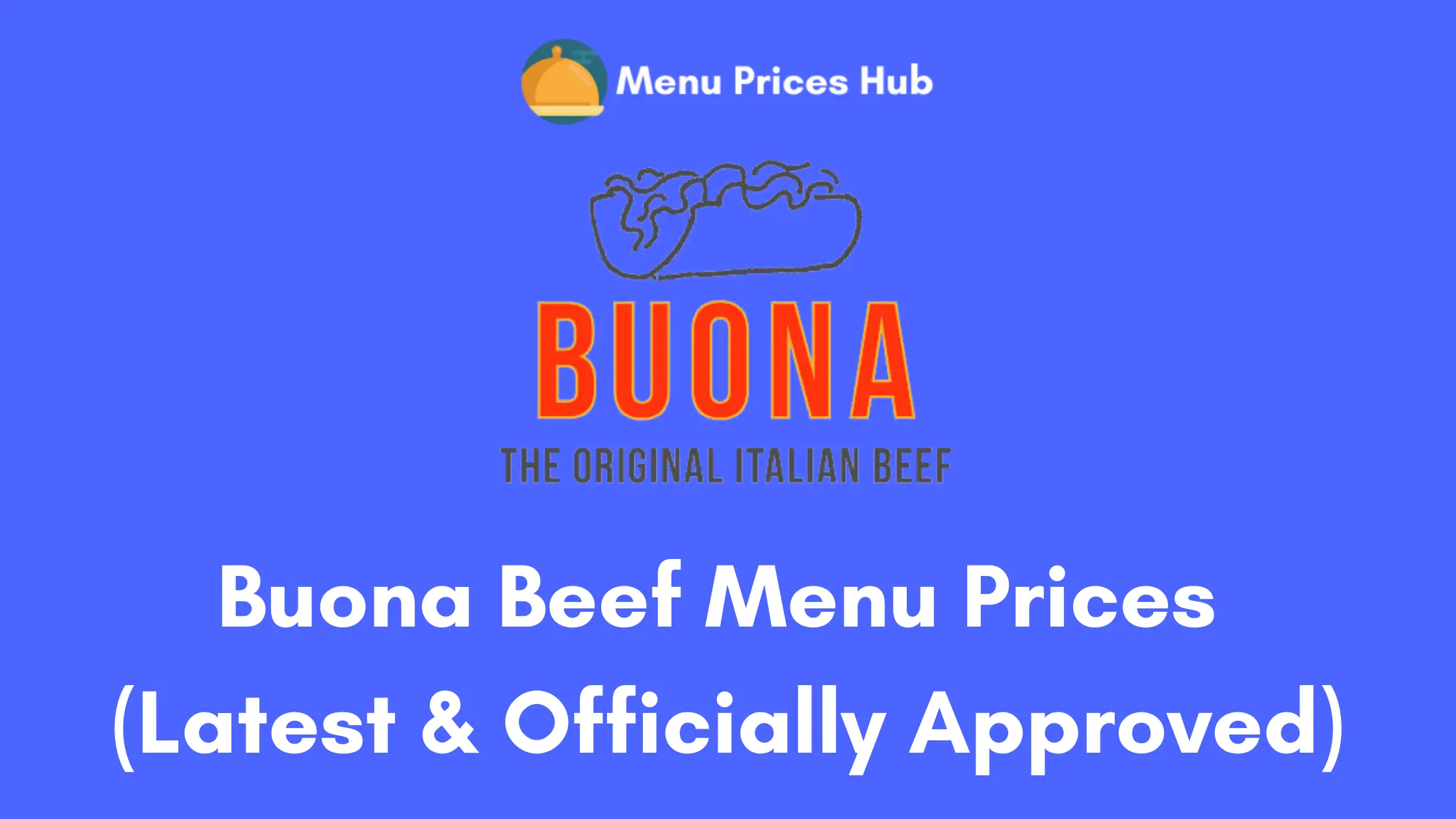 buona beef menu prices