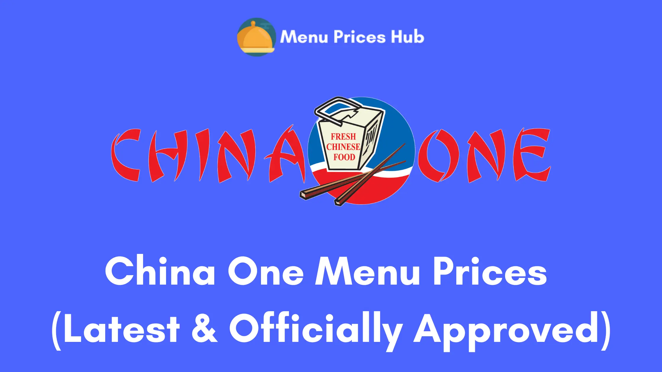 china one menu prices