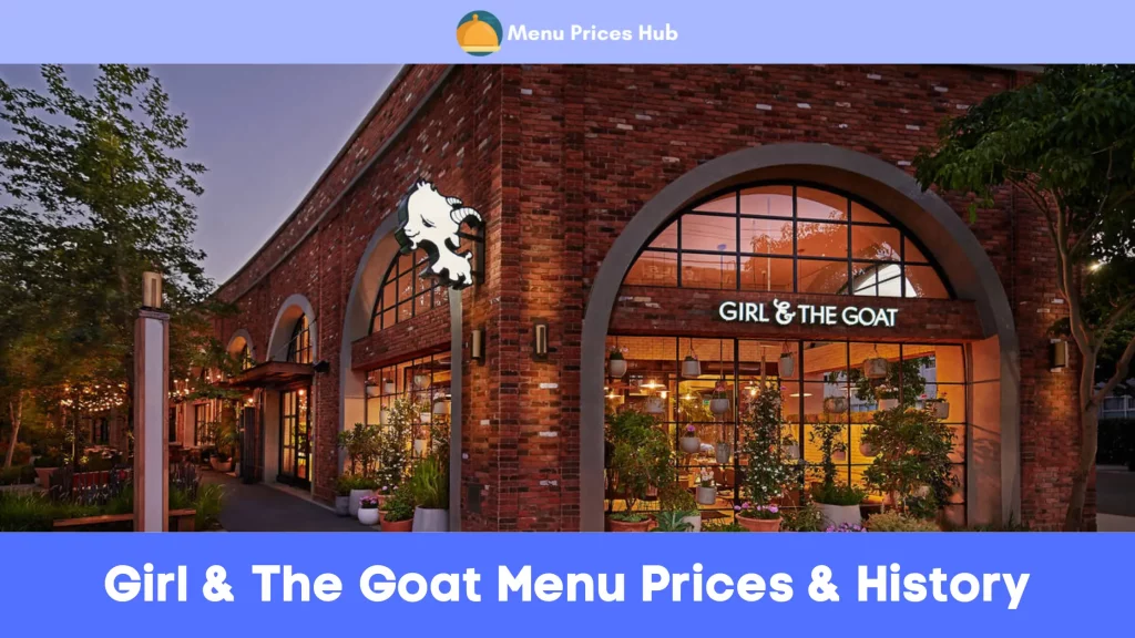 girl & the goat menu prices history