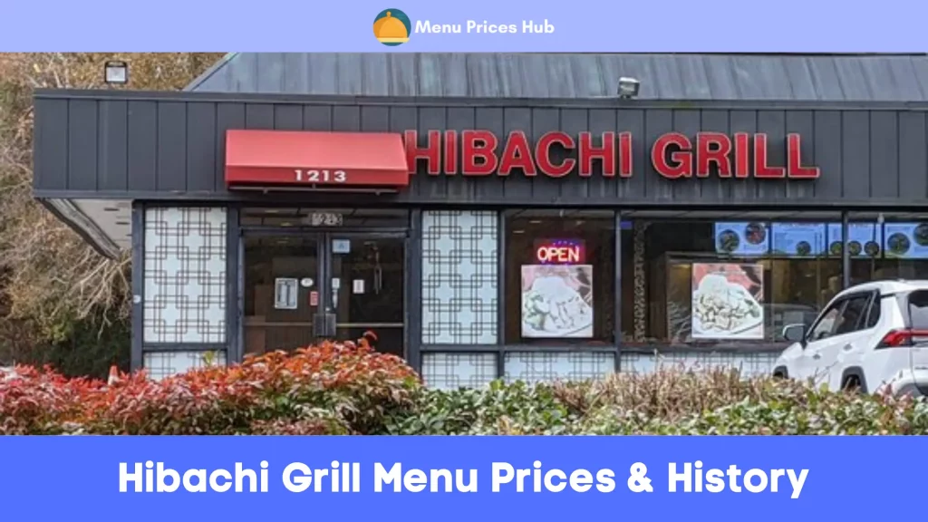 hibachi grill menu prices history
