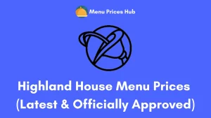 highland house menu prices