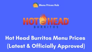 hot head burritos menu prices