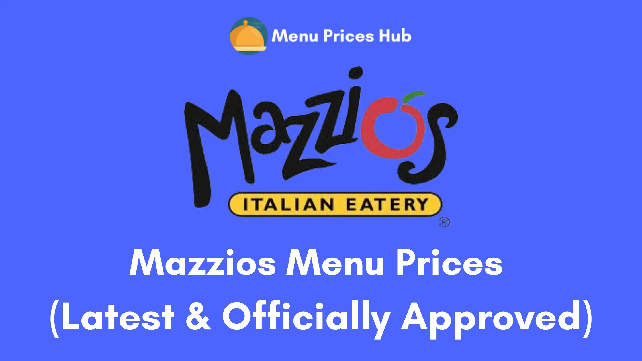 mazzios menu prices
