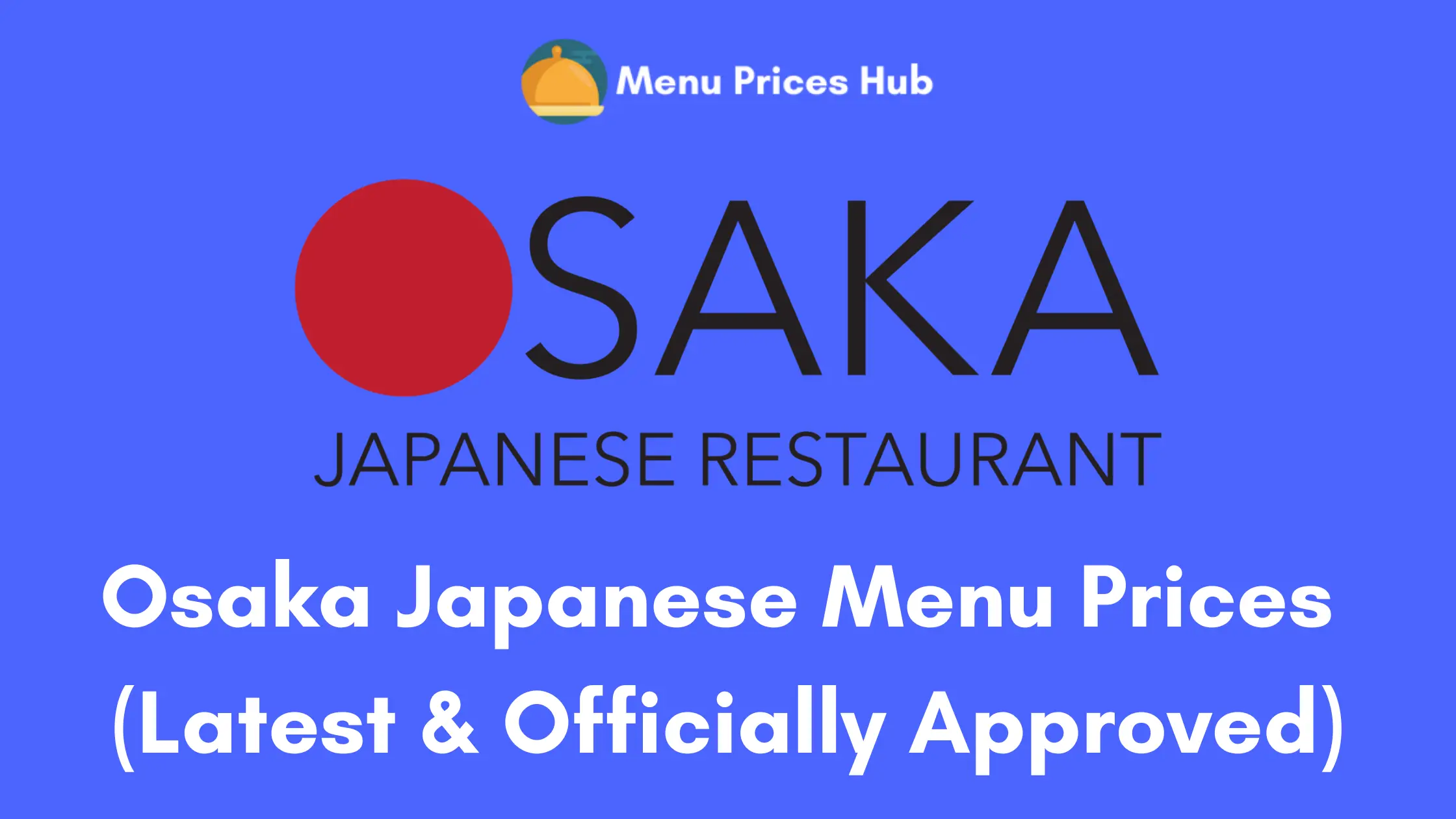 osaka japanese menu prices