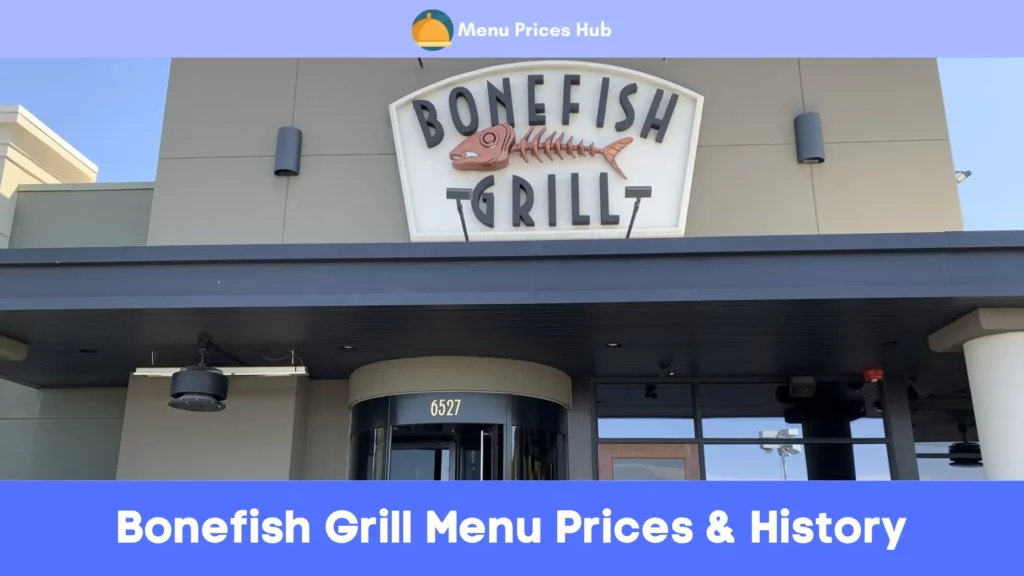 bonefish grill menu prices history