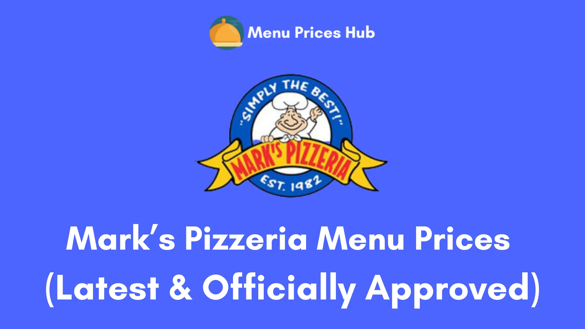 marks pizzeria menu prices