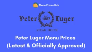 peter luger menu prices