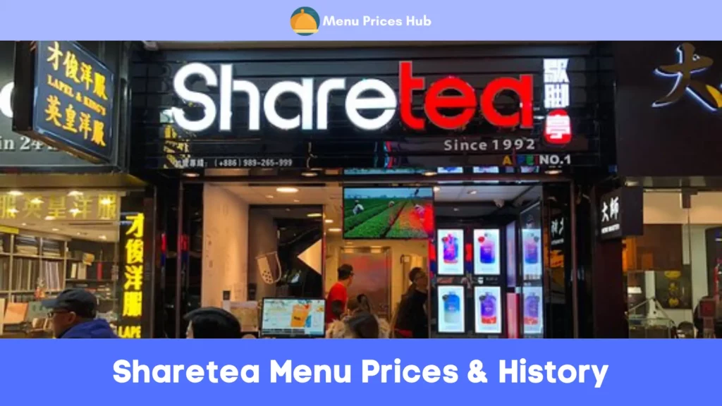 sharetea menu prices
