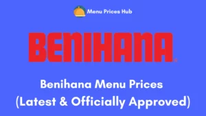 benihana menu prices