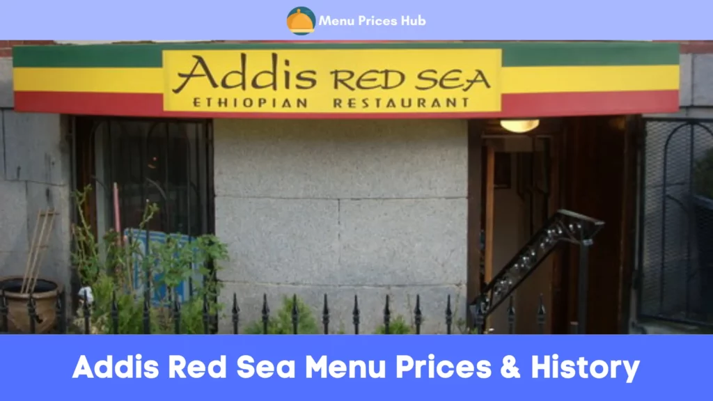 addis red sea menu prices history