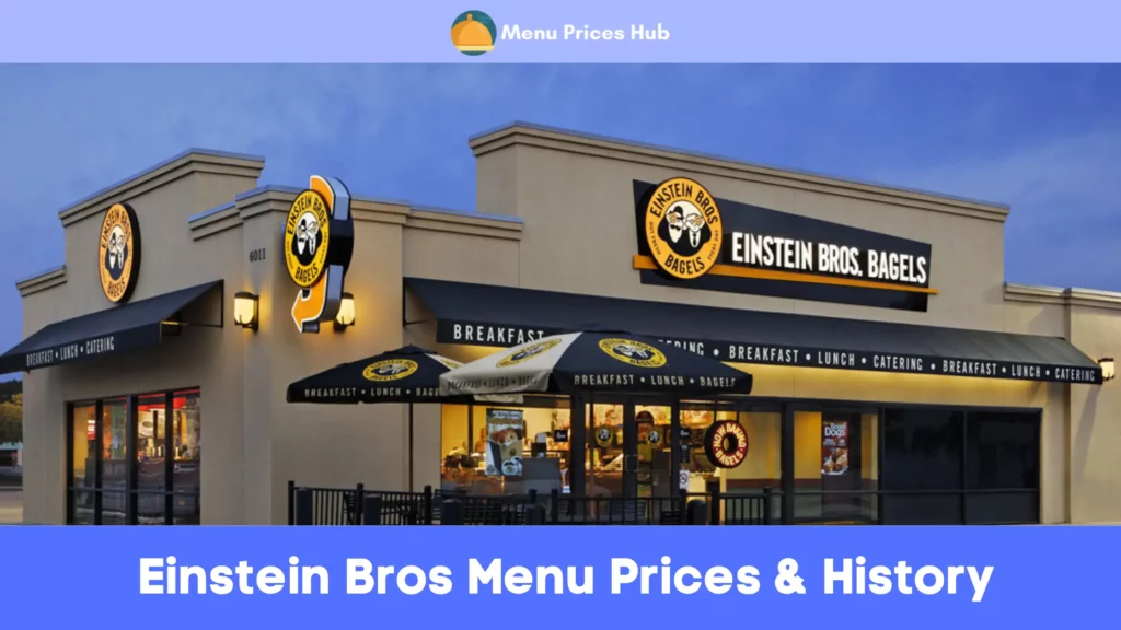 einstein bros menu prices history