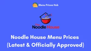 noodle house menu prices