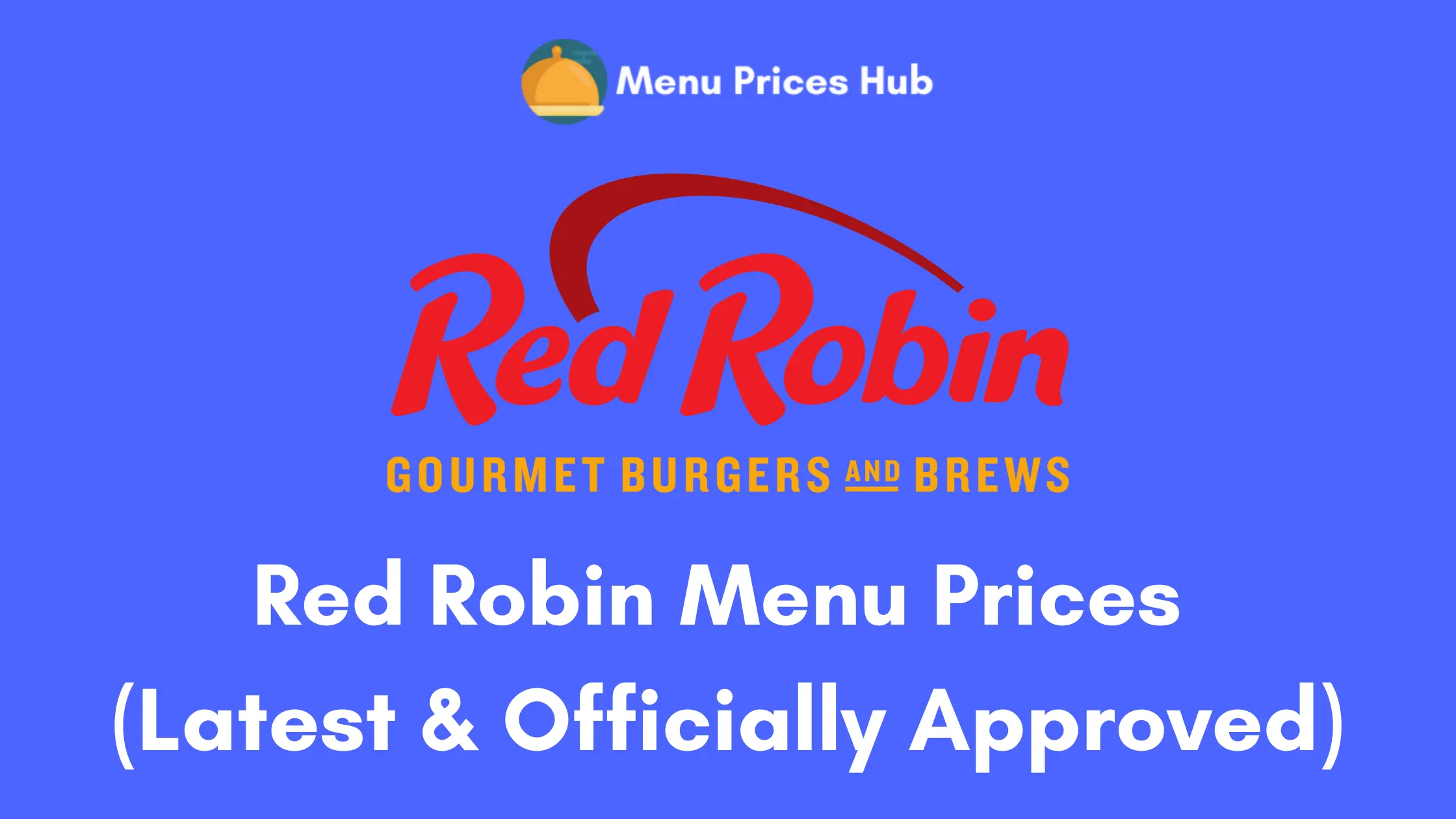 red robin menu prices