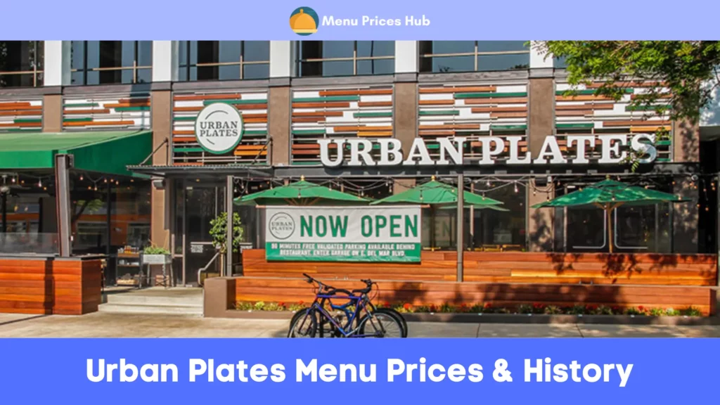 urban plates menu prices history
