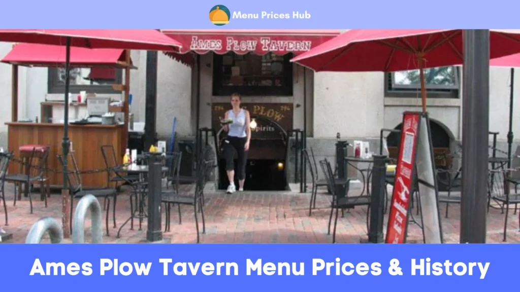 ames plow tavern menu prices history