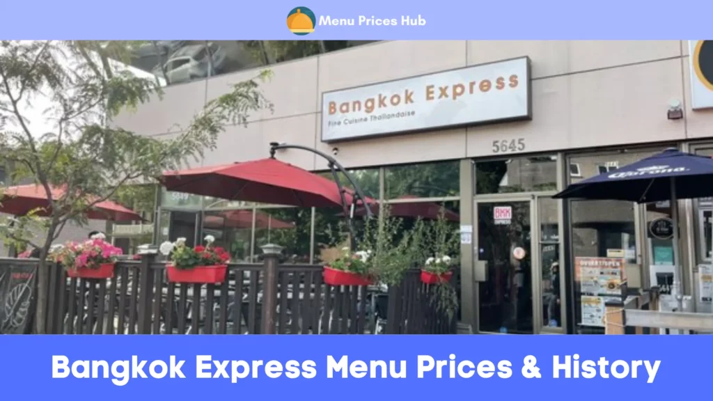 bangkok express menu prices history